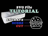 Video thumbnail for Make an SVG File for Glowforge to SCORE, CUT & ENGRAVE