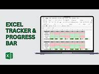 Video thumbnail for How to Create a Tracker in Excel with Progress Bars