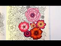 Video thumbnail for Coloring FLOWERS🌸🌷 - Part 1 | WORLD OF FLOWERS by Johanna Basford