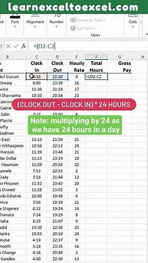 Video thumbnail for Excel Pro Trick: How to Make a Payroll Calculator in #Excel for Free with Easy Formulas