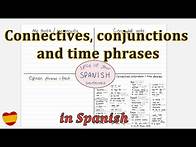 Video thumbnail for Connectives & time phrases you need to learn for GCSE Spanish