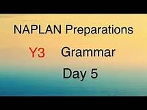 Video thumbnail for NAPLAN Preparations Year 3 Grammar Day 5 - Key points for adding ‘ed’ and ‘ing’ to verbs