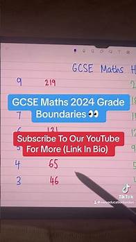 Video thumbnail for Is This The OFFICIAL GCSE 2024 Grade Boundary? GCSE Results Day Is Almost Here #gcse #exams
