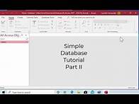 Video thumbnail for Microsoft Access Simple Book Library Database 2/4