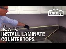 Video thumbnail for How to Install Laminate Countertops