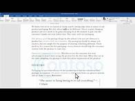 Video thumbnail for How to add a watermark in Word