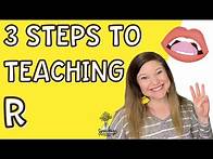 Video thumbnail for How to Teach The R Sound in Speech Therapy