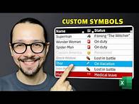 Video thumbnail for Want CUSTOM Symbols in Excel? Watch This Now!