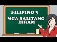 Video thumbnail for MGA SALITANG HIRAM FILIPINO 3