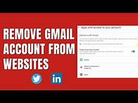 Video thumbnail for How To Remove Gmail Account Access From Unwanted Websites