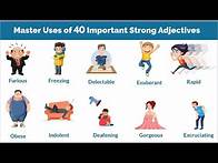 Video thumbnail for Learn 40 Strong Adjectives in English || English Vocabulary for beginners