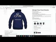 Video thumbnail for How to Design Your Own Hoodie | Design and Order Your Own Custom Hoodie
