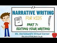 Video thumbnail for ✏️ Editing Your Narrative | Narrative Writing for Kids | Part 7