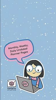 Video thumbnail for Positively Adorable Free 2025 Calendar and Planner Printables