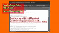 Video thumbnail for SOLVED: VIDEO: Microsoft Exchange Online 550 5.7.520 Access Denied Organization Does Not Allow External Forwarding – Up & Running Inc – Tech How To's