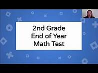 Video thumbnail for 2nd Grade End of Year Math Test - Edulastic How To