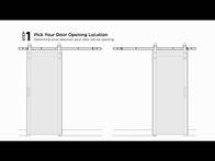 Video thumbnail for Renin Quick Hang Barn Door Installation Instructions With Soft Close
