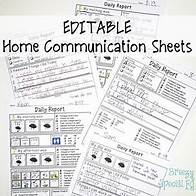 Video thumbnail for Editable Daily Reports - Home Communication Sheets for Special Education