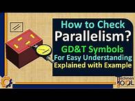 Video thumbnail for How to check Parallelism? | GD&T Symbols | for Beginners | Explained with Example