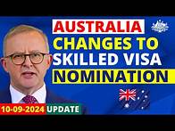 Video thumbnail for Australia New Changes to Skilled Nominated 190 Visa for New South Wales: Australia Visa Update