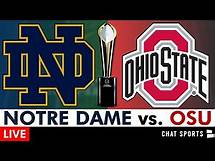 Video thumbnail for Notre Dame vs. Ohio State Live Streaming Scoreboard, Play-By-Play: CFP Championship Game On ESPN