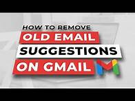 Video thumbnail for How To Remove Old Email Suggestions On Gmail (Google Workspace Tutorial 2023)