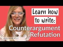 Video thumbnail for Counterargument and Refutation | Argumentative Essay | English Writing Skills