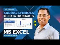 Video thumbnail for Adding symbols to data or charts in Microsoft Excel