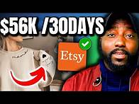 Video thumbnail for This Sweatshirt is Making CRAZY Sales on Etsy! Printify Design Tutorial