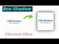 Video thumbnail for CSS Box Shadow Property: Creating Shadow Effects in HTML & CSS
