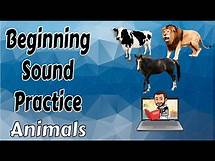 Video thumbnail for Animal Beginning Sound Practice for Kindergarten