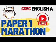Video thumbnail for CSEC English A Paper 1 Marathon 2023!!