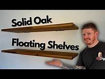 Video thumbnail for How to Make the Strongest Oak Floating Shelves - Cheap, Quick and Easy