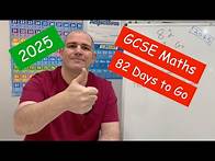 Video thumbnail for GCSE Maths 2025 Revision - 82 Days To Go - Corbettmaths