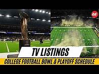 Video thumbnail for 2024 College Football Bowl & Playoff Schedule | Dates, Times, and TV Listings