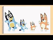Video thumbnail for Bluey Family Drawing Tutorial for Kids | Fun and Easy