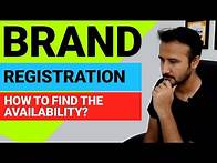 Video thumbnail for How to find brand name availability | how to register brand name in india | trademark registration