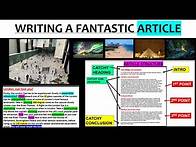 Video thumbnail for How to write a fantastic ARTICLE - GCSE English Language