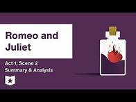 Video thumbnail for Romeo and Juliet by William Shakespeare | Act 1, Scene 2 Summary & Analysis