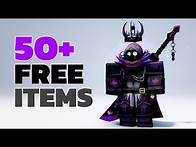 Video thumbnail for GET 50+ FREE ROBLOX ITEMS! 🔥(2024)