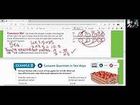 Video thumbnail for EnVision Math 6 Lesson 5-5 Understand Ratios and Unit Rates