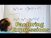 Video thumbnail for Factoring Polynomials & Expressions - [7-3-13]