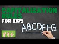 Video thumbnail for ASL Capitalization Rules for Kids