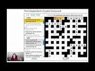 Video thumbnail for Advanced Cryptic Crossword Solving: Devious Clues 101