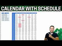 Video thumbnail for Interactive Excel Calendar 2024 with Automatic Appointment Schedule Highlights | How to