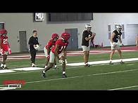Video thumbnail for Ohio State Spring Practice: Jeremiah Smith, Receivers and Tight Ends