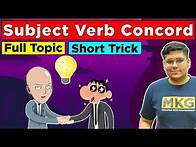 Video thumbnail for Subject Verb Agreement | Tricks/Rules/Concept in English Grammar | Subject Verb Concord Class 10