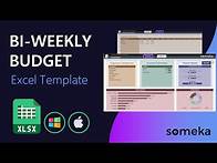 Video thumbnail for Bi-Weekly Budget in Excel | Two-Week Budget Excel Template