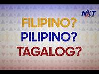 Video thumbnail for Pambansang Wika: Filipino, Pilipino, o baka naman Tagalog?