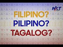 Video thumbnail for Pambansang Wika: Filipino, Pilipino, o baka naman Tagalog?